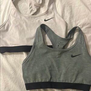 Nike Women's Sports Bra Set - Gray and White